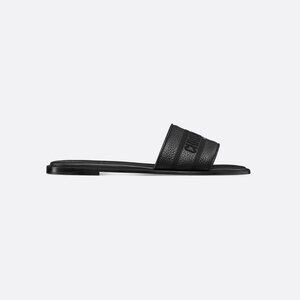 Dior Dway Leather Slide Sandals IT 38.5 Women